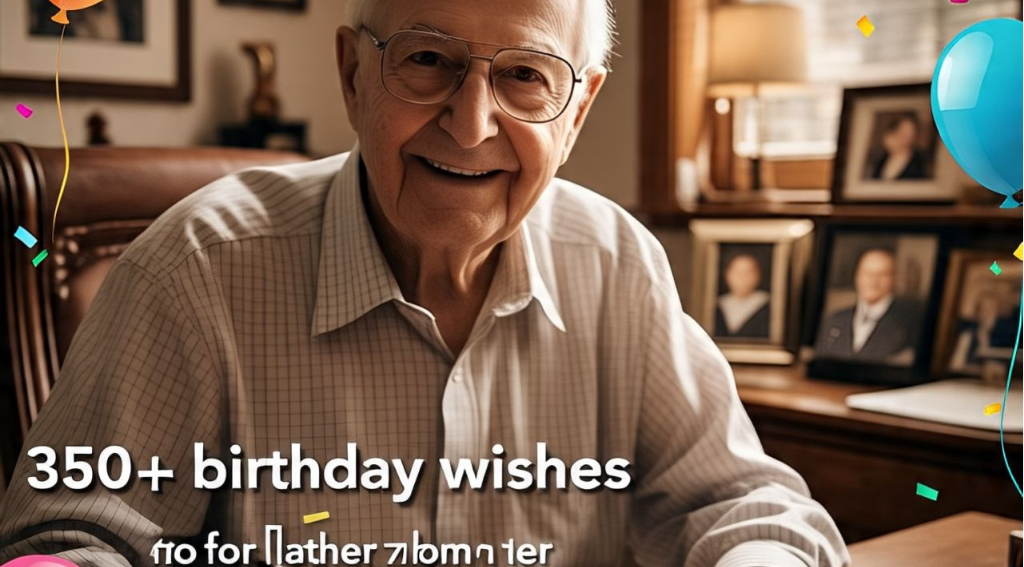 350+ birthday wishes for father from 84 years old son